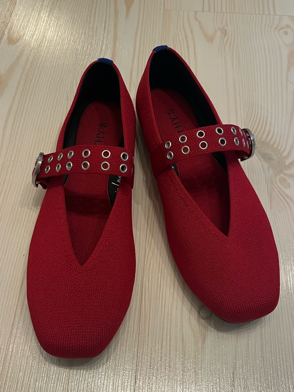 Rothy’s The Max Buckle Mary Jane in Cherry